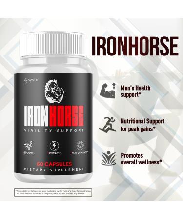 (2 Pack) Iron Horse Supplement Pills Official Iron Horse Pills for Men with All Natural Ingredients Advanced IronHorse Capsules Supporting Health and Wellness with Premium Vitamins (120 Capsules) - Buy Online on GoSupps.com