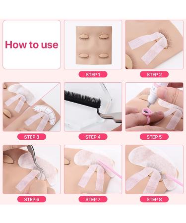 Pretty Memory Lash Extension Kit - 62 Piece Set with Mannequin Head for Makeup and Eyelash Grafting - Buy Online on GoSupps.com