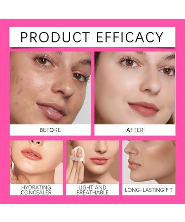  PHFTRCEW Peptide Bouncees Foundation Age Defying Foundation for Mature Skin All Skin Types Medium Buildable Coverage Dark skin tone - Buy Online on GoSupps.com