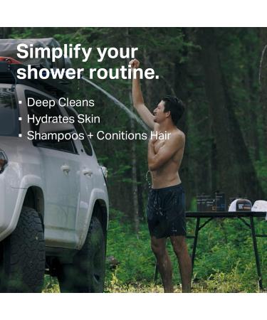 Every Man Jack Sea Minerals + Citron Men's 3-in-1 All Over Wash - Sea Mineral, Bergamot, Citrus - For All Skin and Hair Types - Soy Proteins for Cleansing, Nourishing, and Protecting - Buy Online on GoSupps.com
