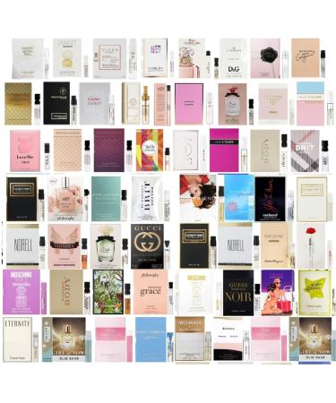 Designer Perfume Sample Set Lot x 8 Sample Vials - High End Fragrance Samples for Women (Pack of 8)