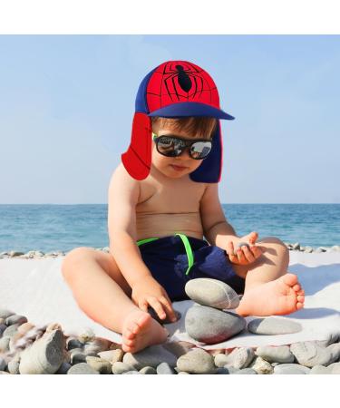 UPF 50+ Children's Sun Hat - Dinosaur Pattern Legionnaire Hat with Neck Protection for Ages 6-8 - Buy Online on GoSupps.com