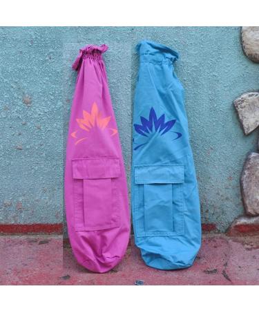 Xinhongjing Girls Blue Yoga Mat Bag - Exercise Mat Strap Carrier Backpack for Women - Buy Online on GoSupps.com