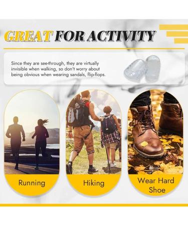 2023 New Silicone Anti-Friction Toe Protectors - Breathable Clear Covers (10Pcs) - Buy Online on GoSupps.com