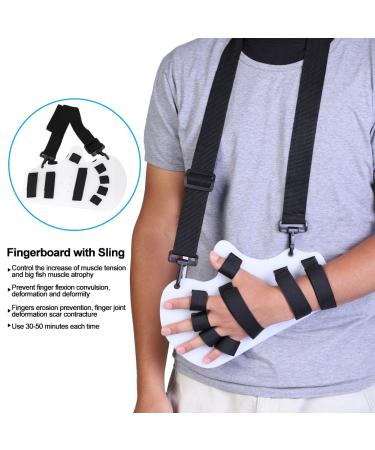 Buy Finger Orthotics Hand Splint & Wrist Training Support | Ergonomic Fingerboard Brace for Optimal Recovery & Performance - Buy Online on GoSupps.com