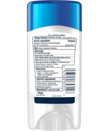 Gillette Clinical Protection Antiperspirant and Deodorant for Men Cool Wave Clear Gel 45 g - Buy Online on GoSupps.com