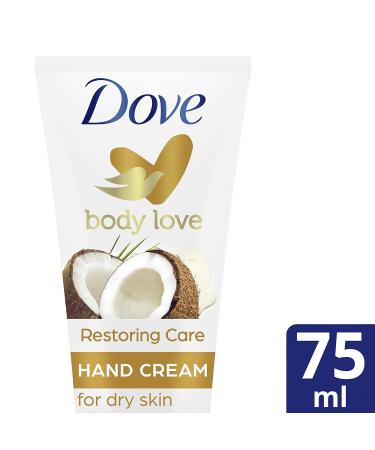 Dove Crema Hidratante de Manos 75ml | 100% Natural con Aceite de Coco & Leche de Almendras | Piel Normal a Seca | Env o Internacional - Buy Online on GoSupps.com