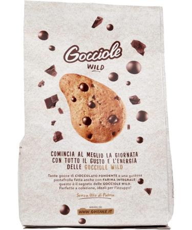 Pavesi Set of 6 biscuits Gocciole Wild Integrali with whole wheat flour 350 g biscuits - Buy Online on GoSupps.com