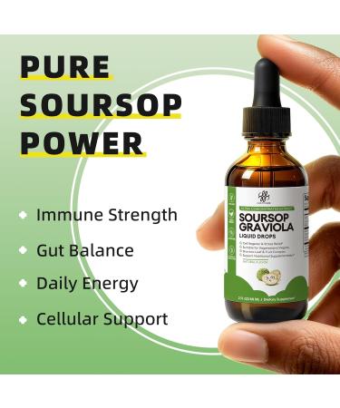 iMATCHME Soursop Graviola Liquid Drop for Cell Support & Regeneration, Immune System and Gut Health Support, Pure Soursop Bitters Liquid, High Absorption, Sugar/Gluten Free, Natural Flavor, 2 Fl Oz Original 2 Fl Oz (Pack of  - Buy Online on GoSupps.com