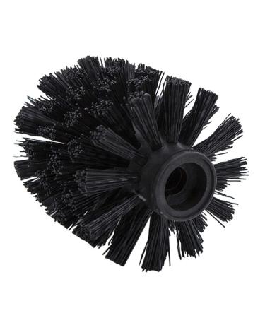 Toilet Bowl Brush Head Toilet Bowl Brush Head Easy Screw-On Design for Master Guest Room Children Room Bathroom Black