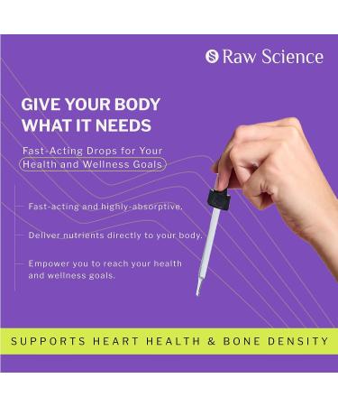 Vitamin D3 + K2 Liquid Drops with Coconut Oil - Bone Density & Heart Support - Made in USA | 2 fl oz - Buy Online on GoSupps.com