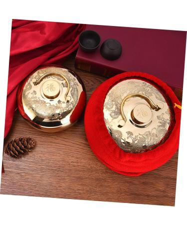 Buy Cabilock Vintage Brass Hot Water Pot 13x13cm Comfortable Hand Accessories for Cold Weather Perfect Outdoor Gift - Buy Online on GoSupps.com