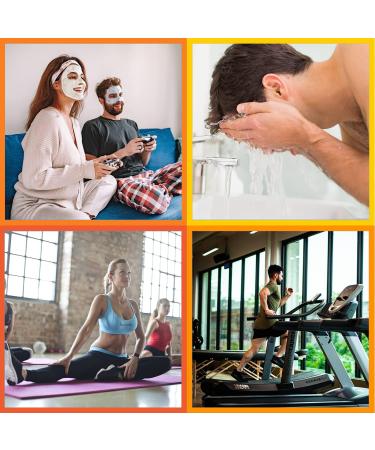 Mens Non-Slip Sports Hair Bands for Long Hair - Metal Hair Hoop for Outdoor & Daily Wear (3 Pack) - Buy Online on GoSupps.com