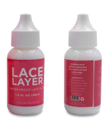 Invisible Bonding Glue for Lace Wigs - 1.3oz Waterproof Lace Frontal Adhesive - Strong Hold for Frontals, Closures - Lace Layer Wig Glue - Buy Online on GoSupps.com
