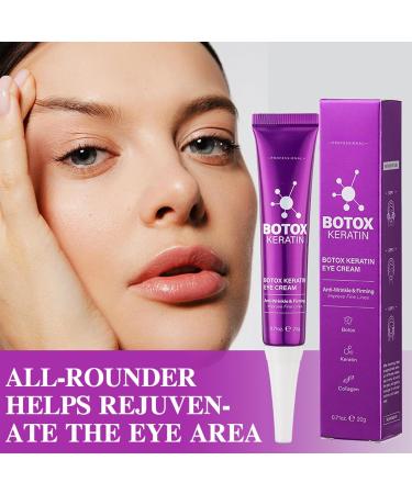 Redcool Eye Cream for Dark Circles and Puffiness - Anti Aging Eye Cream with Keratin & Collagen Daily Firming Hydration for Wrinkles Eye Bags Fine Lines 0.7oz - Buy Online on GoSupps.com