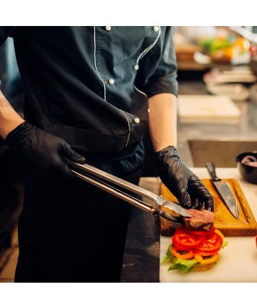 Schneider Black Vinyl Exam Gloves  4 mil  Disposable Latex-Free Plastic Gloves for Medical  Cooking & Cleaning  100-ct Box Large (Pack of 100) 100 - Buy Online on GoSupps.com