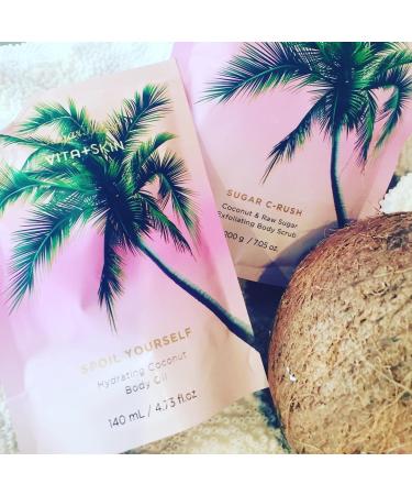 Buy SugarBaby Vita Skin Coconut Body Oil - Hydrating 4.73 Fl. Oz | Nourish & Pamper Your Skin Globally - Buy Online on GoSupps.com