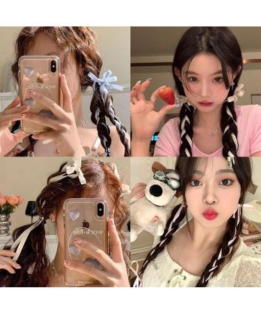 amangul Bows Ribbon Hair Clip Ribbon Barrettes ws Hair Clip ws Barrettes wtie Hair Clip ws hairpin Ribbon Hair ws(Yellow) - Buy Online on GoSupps.com