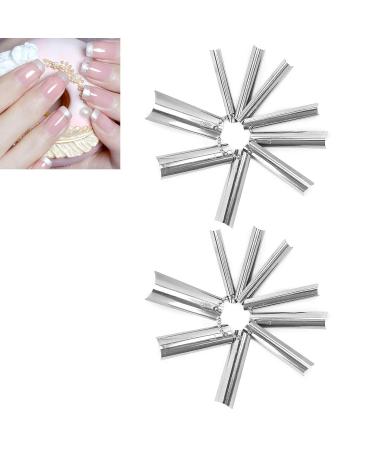 18-Part French Nail Cutter Set | Deep C-Shaped & Single Peaks | Perfect French Manicure Tool - 9 Sizes Available - Buy Online on GoSupps.com