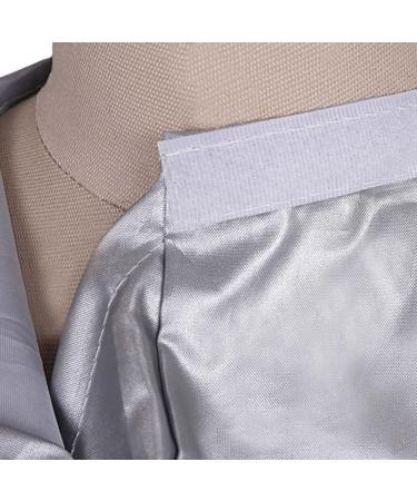 Hair Cape Wrap for Salon & Barber - Silver Hairdressing Umbrella Cloak for Adults - Buy Online on GoSupps.com