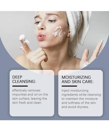FFEEJ Moisturizing Facial Cleanser Hydrating Face Wash For Oil Control Non-Tightening & Gentle For Sensitive Skin - Buy Online on GoSupps.com
