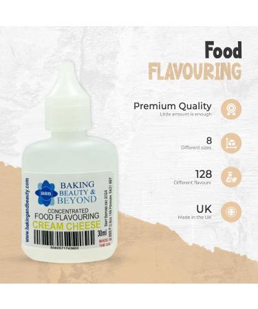 Baking Beauty and Beyond Concentrated Food Flavouring Oil - Food Grade Flavouring Oil for Candy Making Baking Lip Balm Gloss - Cream Cheese (100ml) - Buy Online on GoSupps.com