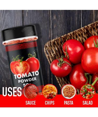 HARIBASS_pure Organic Combo Dry Onion Powder Garlic Powder Ginger Powder (Adrak/Sunth) and Tomato Powder 50gm Each | For Cooking & Baking | Gluten Free Seasoning - Buy Online on GoSupps.com