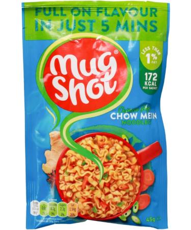 Mugshot Instant Noodles Variety 6 Pack (2 x Sweet & Sour - 67g 2 x Chow Mein - 45g 2 x Chicken Sweetcorn - 54g) - Buy Online on GoSupps.com