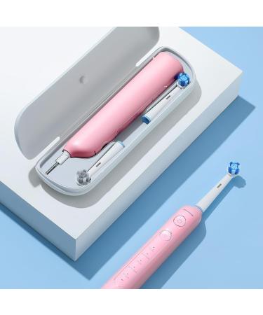 Bitvae R2 Rotating Electric Toothbrush for Adults with 8 Brush Heads 5 Modes Rechargeable Power Toothbrush with Pressure Sensor Pink Pink 1 Pack - Buy Online on GoSupps.com