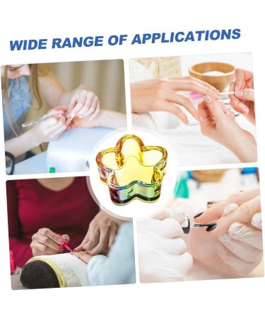 Beatifufu Nail Art Crystal Cup Nail Art Tools Professional Nail Dish Nail Art Dish Bowl Nail Art Accessories Nail Dish Cups Manicure Nail Dish Acrylic Nail Supplies Nails Dish Glass - Buy Online on GoSupps.com