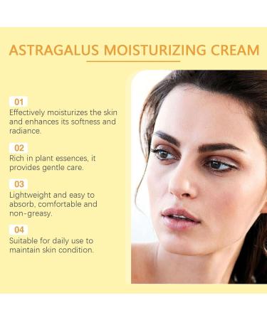 2024 New Astragalus Emollient Cream 50g Natural Astragalus Herbal Cream Organic Astragalus Root Cream Moisturizing Beauty Cream for Soft Skin (3) - Buy Online on GoSupps.com