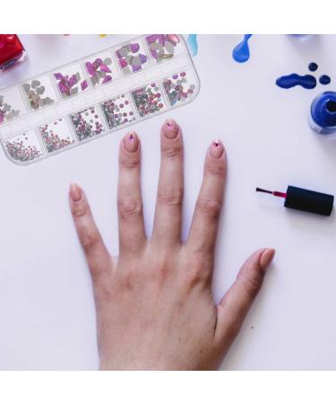 Beaupretty 1 Box Nail Art Accessories Crystal Nail Gems Nail Art Stickers Decorative Nail Diamond Nail Tech Accessories Multicolor Rhinestones Nail Ornaments Metal Purple 3d Resin Jewelry - Buy Online on GoSupps.com