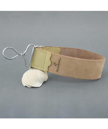 JAG 5-Part Sustainable Shaving Razor Set | Wooden Brush Leather String Grinding Paste & Alum Wand | Eco-Friendly Shaving Experience - Buy Online on GoSupps.com