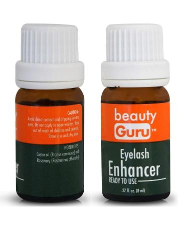 Beauty Guru Castor Oil Eyelash Serum Vitamin E With Easy Brush Applicator 8 ML