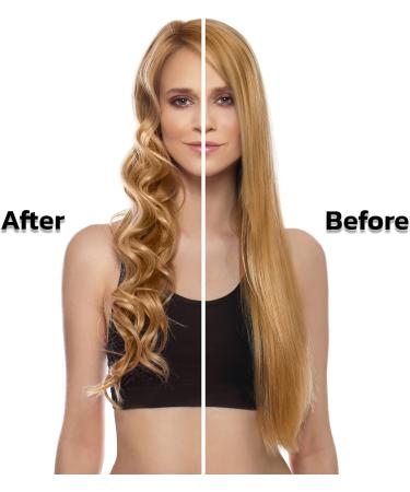 Mirzian 20 Pcs Hair Rollers Set - 10 Heatless Self Grip Velcro Curlers & 10 Duckbill Clips for Long Hair | No Heat Rollers (35mm) - Black - Buy Online on GoSupps.com