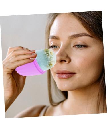 Angoily Ice Rollers Globes for Face Ice Roller for Face and Eye Face Roller Skin Care Ice Roller Puffiness Eye Roller Ice Roller for Eyes Tool Shrink Pores Silica Gel Purple - Buy Online on GoSupps.com