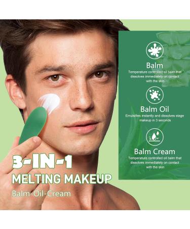 Cleansing Balm Makeup Remover | Natural Aloe Vera Deep Cleansing Balm for Sensitive Skin | Hydrating Face & Eye Makeup Melting Cream (2.65 Oz) - International Shipping Available - Buy Online on GoSupps.com