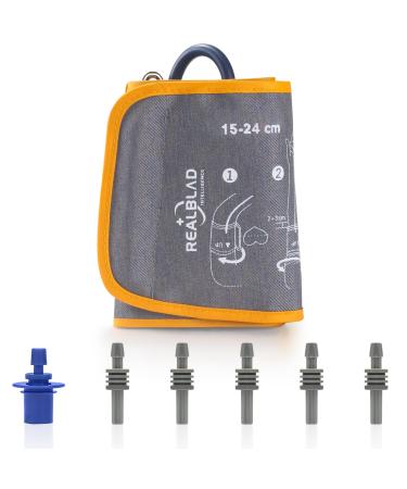 Small Blood Pressure Cuff for Pediatric/Kids Child Blood Pressure Cuff(15-24cm) with 6 Different Blood Pressure Connectors are Compatible with Almost All Bp Monitors