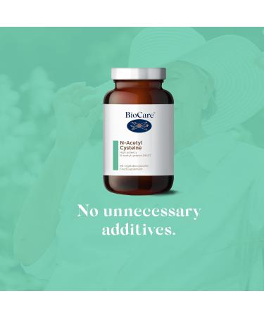 BioCare N-Acetyl Cysteine 90 Capsules - Immune Support and Antioxidant Formula - Buy Online on GoSupps.com