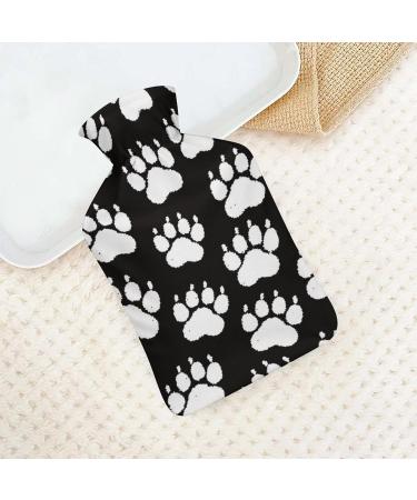 Buy White Paw Hot Water Bottle with Plush Cover - Hand Warmer for Adults & Children | 26.5x15.3cm | International Shipping - Buy Online on GoSupps.com