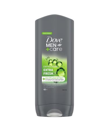 DOVE MEN + CARE Dove Men+Care 3-in-1 Extra Fresh Body Face & Hair Wash with 24-Hour Care Effect 400ml - Pack of 6