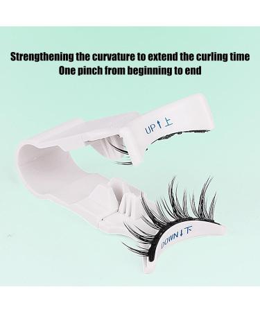 Curved lash Tweezers - Magnetic lash Assistant Lash Curling Device | Portable Eyelash Tool Lash Application aid Ergonomic lash Clip Travel-Friendly Curler Lazy applicator Quick Styling Eyelashes - Buy Online on GoSupps.com