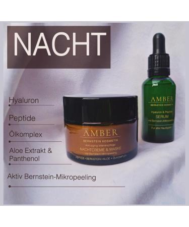 Anti-Ageing Intensive Care Night Cream & Mask with Amber Micro Scrub 50 ml - Buy Online on GoSupps.com