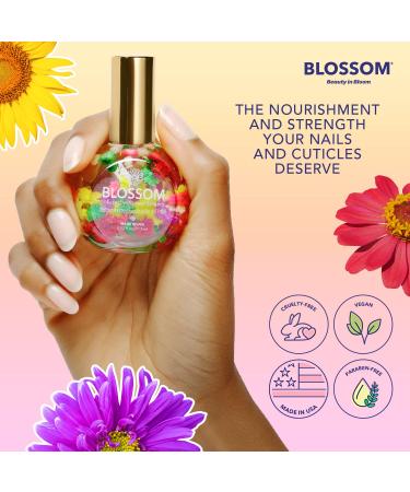 Blossom Juicy Peach Cuticle Oil - Hydrating, Moisturizing, Strengthening - Made in USA - 0.92 fl. oz - Buy Online on GoSupps.com