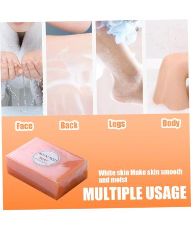 NIDONE 2pcs Kojic Acid Soap Skin Whitening Rich Foams 140g Kojic Soap Natural Organic MultiUsage Kojic Acid Soap for Facial Back Legs Body - Buy Online on GoSupps.com