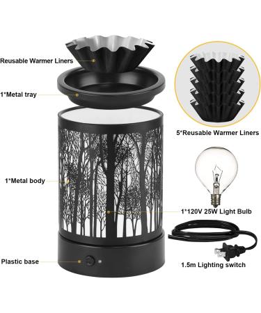 Hituiter Electric Wax Melt Warmer with Timer | Fragrance Warmer for Scented Wax Melts | 3/6/9 H Classic Timing | Night Light Design | Home Accessories - Buy Online on GoSupps.com