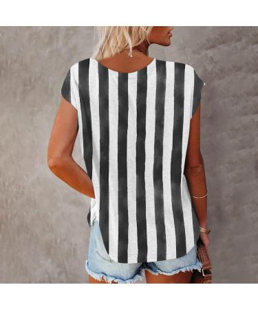 Short Sleeve T Shirts Clothing Woman T-Shirt Casual Black Clothing Top Women's Floral Pattern for Women Crop Tops Shirt Shirts Top Women's Summer Tank Top 1-black M - Buy Online on GoSupps.com