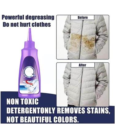 Shedmuller Stain Remover Shed Muller Active Enzyme Stain Remover Fast Stain Remover Laundry Stain Remover Stubborn Stains Cleaner Clothes Oil Stain Remover (Purple 1PC) - Buy Online on GoSupps.com