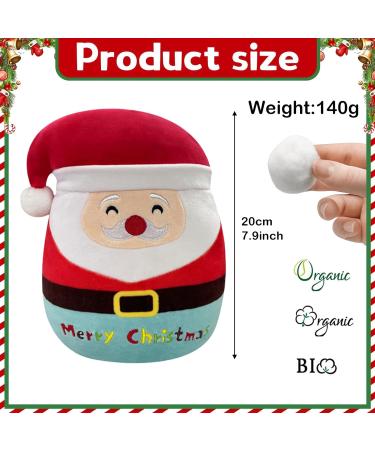 Santa Claus Stuffed Animal Plush Pillow - Soft Hugging Toy for Kids - Christmas & Birthday Gift - Buy Online on GoSupps.com