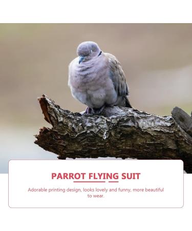 Ukco 4PCS Washable Reusable Bird Diaper Flight Suit - Parrot Urine Wet Suit for Ara Budgie & Cockatiel - Perfect for Pet Care - Buy Online on GoSupps.com